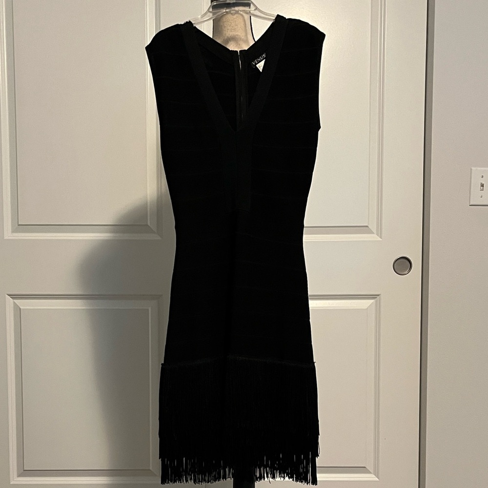 Venus Fringed Bandage Dress